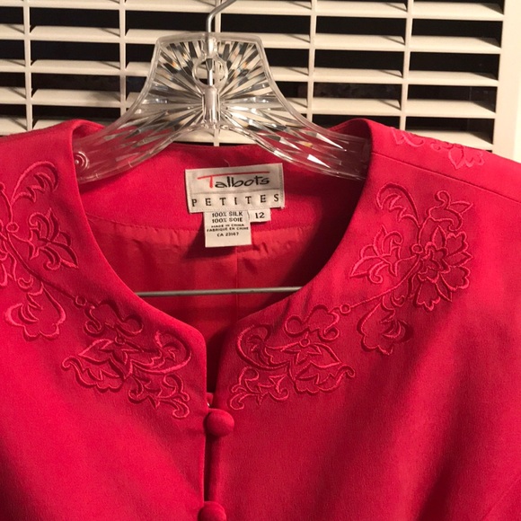 Talbots Silk Suit - Picture 2 of 8